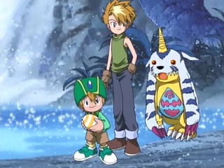 Seriously, he said that RIGHT as Gabumon walked up. What a jerk!