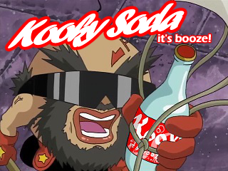 Kooky Soda - it's booze!